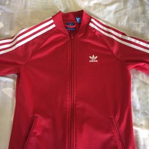 Red Adidas Track Jacket